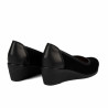 Damskie buty casual 6094 czarne połączenie buffo