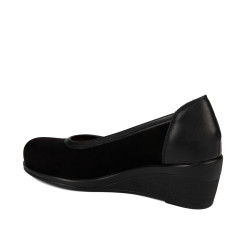 Damskie buty casual 6094 czarne połączenie buffo