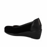 Damskie buty casual 6094 czarne połączenie buffo