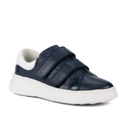Buty sportowe damskie 6008-1sc indygo+białe