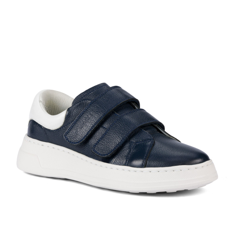 Buty sportowe damskie 6008-1sc indygo+białe