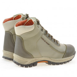 Dziecięce botki 3219 piaskowy+khaki