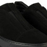 Damskie pantofi casual 6095 czarne welur