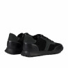 Damskie buty sportowe 6097 czarne zamszowe kombinowane
