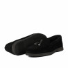 Damskie mokasyny 6082-1 czarny welur