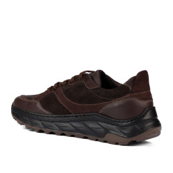 Buty casual/sport męskie 996 cafe welur kombinowany