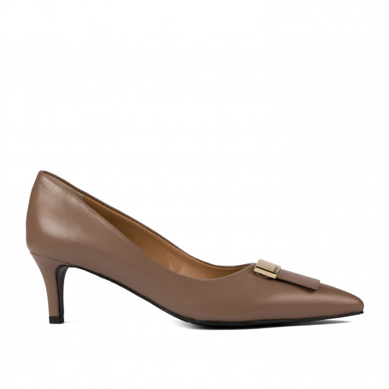Eleganckie buty damskie 1358 cappuccino