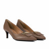 Eleganckie buty damskie 1358 cappuccino