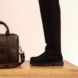 Buty męskie 4154 bufo czarne lifestyle