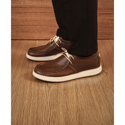 Casualowe buty męskie 992 khaki kombinowane lifestyle
