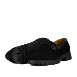 Damskie buty casual 6099 czarny bufo kombinowany
