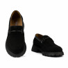 Damskie buty casual 6099 czarny bufo kombinowany