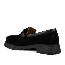 Damskie buty casual 6099 czarny bufo kombinowany