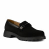 Damskie buty casual 6099 czarny bufo kombinowany