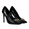 Eleganckie buty damskie 1364 lakierowana czerń