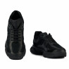 Buty sportowe damskie 6102 w kolorze czarnym łamanym