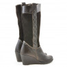 Buty damskie 3221 kawa łączone