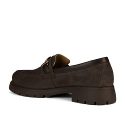 Damskie buty casual 6099 bufo kawa kombinowane