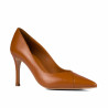 Eleganckie buty damskie 1325 koniakowy brąz