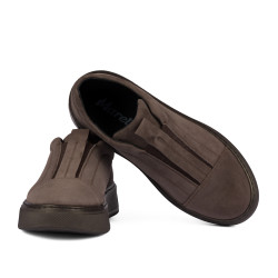Buty casual damskie 6095 zamsz piaskowy