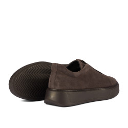 Buty casual damskie 6095 zamsz piaskowy