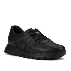 Casualne/sportowe buty męskie 997 czarne kombinowane