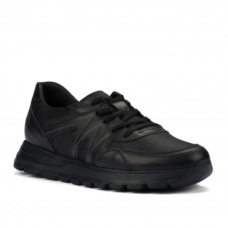 Casualne/sportowe buty męskie 997 czarne kombinowane