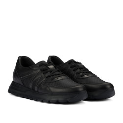 Casualne/sportowe buty męskie 997 czarne kombinowane