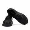 Casualne/sportowe buty męskie 997 czarne kombinowane
