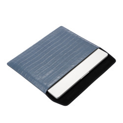 Pokrowiec na laptopa 309g 01 croco niebieski