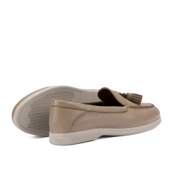 Mokasyny damskie 6096 biz cappuccino