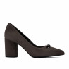 Eleganckie buty damskie 1361 piaskowy welur