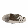 Buty casual/sportowe męskie 997 khaki kombinowane