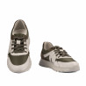 Buty casual/sportowe męskie 997 khaki kombinowane