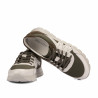 Buty casual/sportowe męskie 997 khaki kombinowane