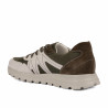 Buty casual/sportowe męskie 997 khaki kombinowane