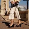 Eleganckie buty damskie 1361 czarny welur lifestyle