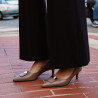 Eleganckie buty damskie 1358 cappuccino lifestyle