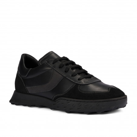 Buty sportowe męskie 9001 czarny kombinowany