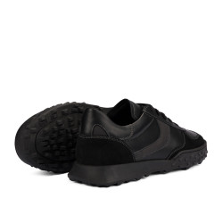 Buty sportowe męskie 9001 czarny kombinowany
