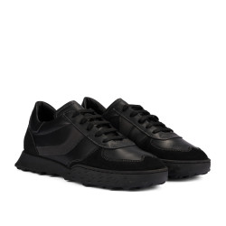 Buty sportowe męskie 9001 czarny kombinowany