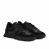 Buty sportowe męskie 9001 czarny kombinowany