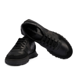 Buty sportowe męskie 9001 czarny kombinowany