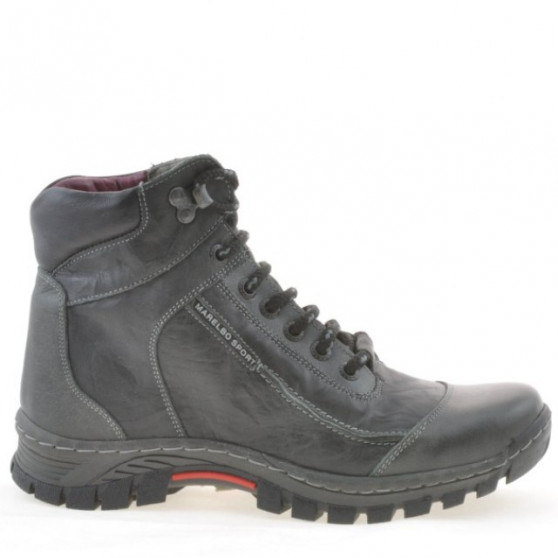 Buty młodzieżowe 479 czarne+szare