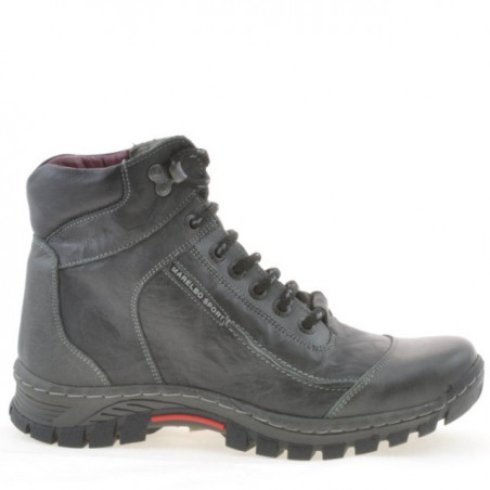 Buty młodzieżowe 479 czarne+szare