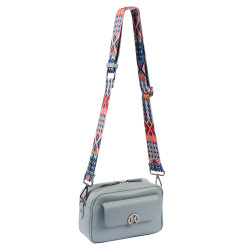 Torebka damska na ramię 014g 01 biz ice grey