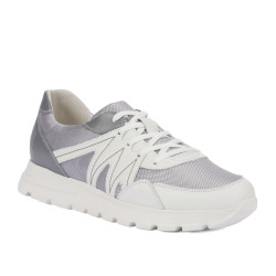 Buty casual/sportowe męskie 997 szary kombinowany