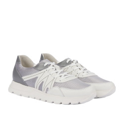 Buty casual/sportowe męskie 997 szary kombinowany