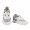 Buty casual/sportowe męskie 997 szary kombinowany