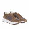Damskie buty sportowe 6098 piaskowe łączone